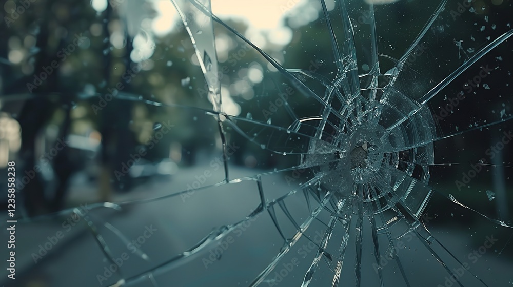 hate, crime, violence, discrimination, prejudice, Close-up of a shattered glass window symbolizing the impact of hate crime, representing violence, destruction, and societal issues in a powerful visua hate, crime, violence, discrimination, prejudice, Close-up of a shattered glass window symbolizing the impact of hate crime, representing violence, destruction, and societal issues in a powerful visua