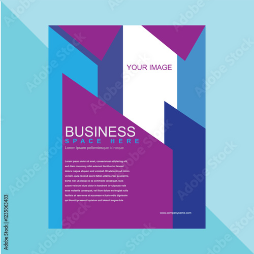 Business flyer poster or brochure cover design template