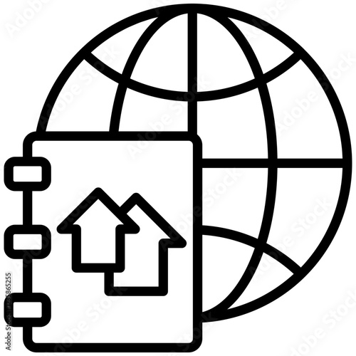 publication icon outline