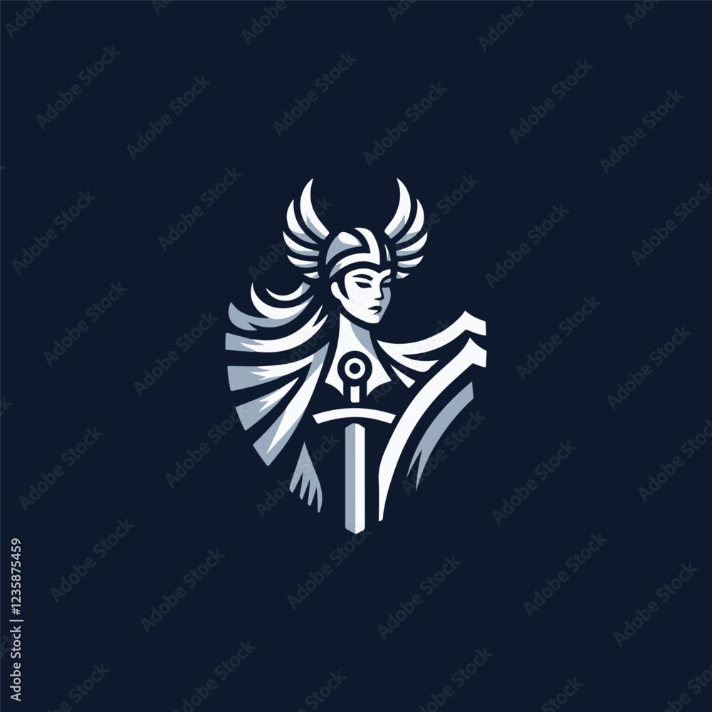 Valkyrie Goddess Logo