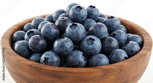 Wallpaper Mural Fresh Blueberries in Rustic Wooden Bowl Close up Studio Shot Healthy Food Organic Berries Torontodigital.ca