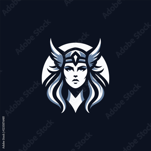 Valkyrie Goddess Logo