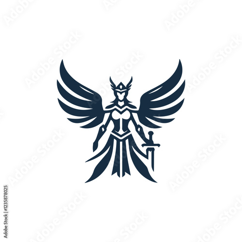 Valkyrie Goddess Logo