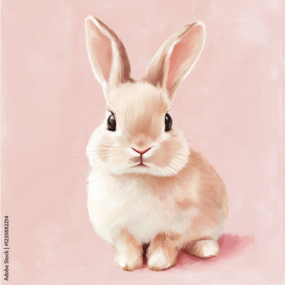 Obraz premium Cute rabbit 