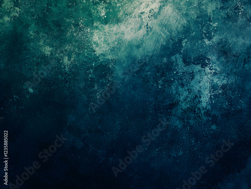 Blue green black dark grainy background