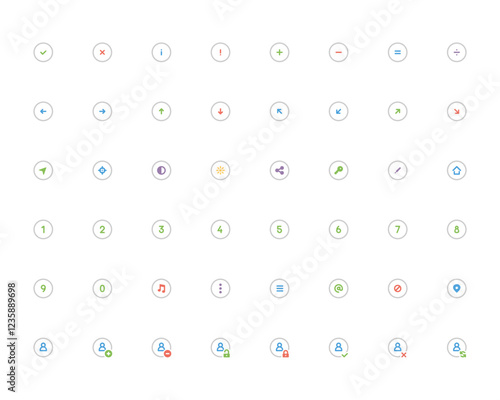 Controls & Navigation Icons