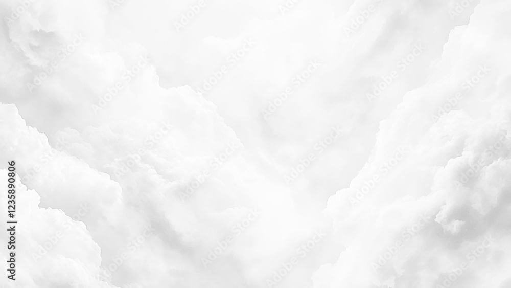 Fototapeta premium white fluffy cumulus clouds. White cloudy sky for background. Black grey Sky with white cloud and clear abstract . Blackdrop for wallpaper backdrop background.