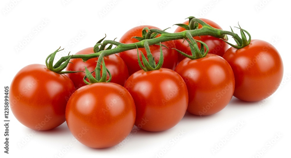 Fresh Red Tomatoes on the Vine Ripe and Juicy Healthy Vegetable Produce Fresh Red Tomatoes on the Vine Ripe and Juicy Healthy Vegetable Produce