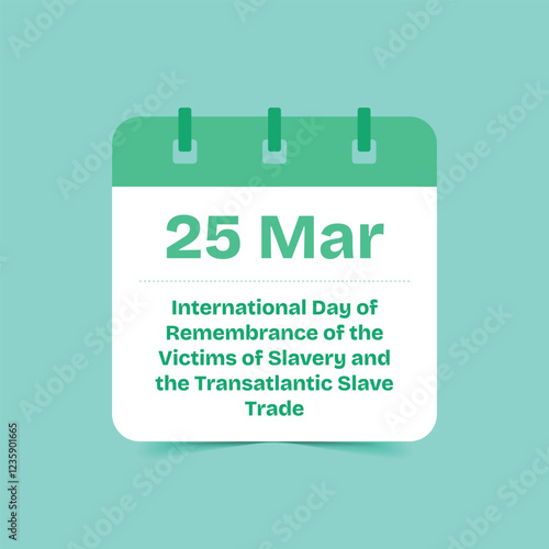 Honouring Victims: Remembrance of the Transatlantic Slave Trade Vector Design