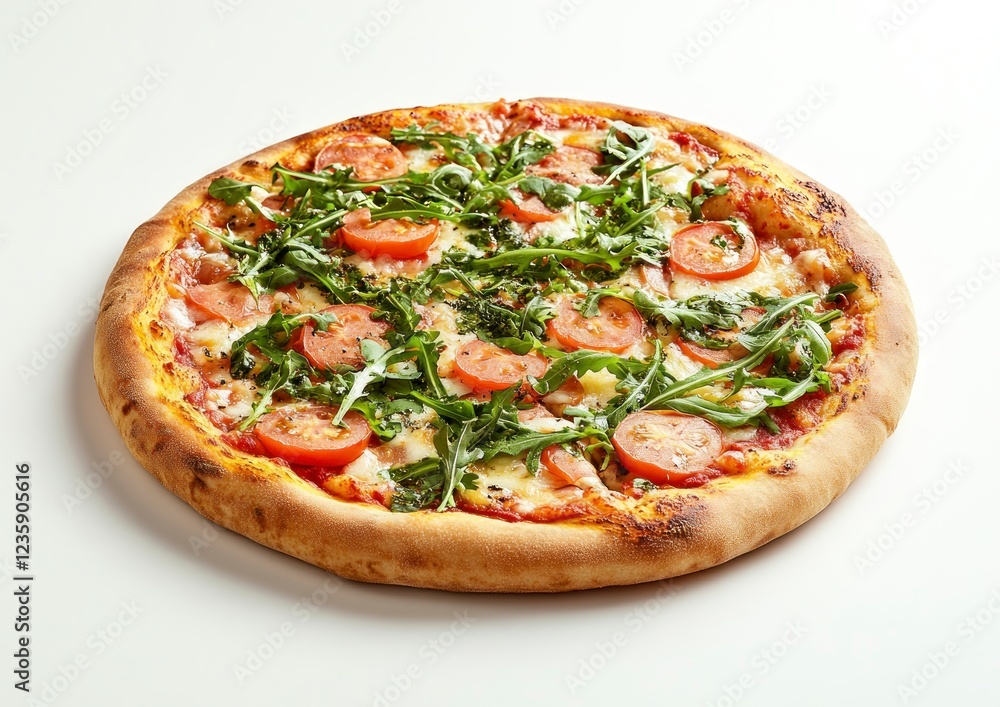 Delicious Tomato and Arugula Pizza Recipe Delicious Tomato and Arugula Pizza Recipe