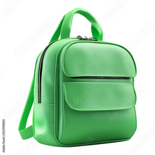 PNG Bag Against Transparent Background for Fashion, Accessories, or Product Display in Retail and E-Commerce photo