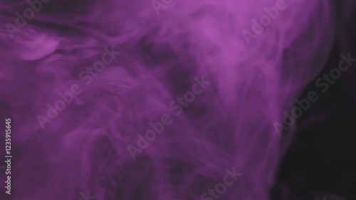 Wallpaper Mural Swirling purple smoke on dark background, mystical and atmospheric effect. Copy space Torontodigital.ca