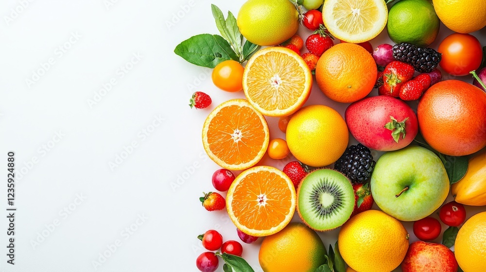Fresh botanical fruit medley apples oranges and more for healthy living in a vibrant kitchen environment Fresh botanical fruit medley apples oranges and more for healthy living in a vibrant kitchen environment