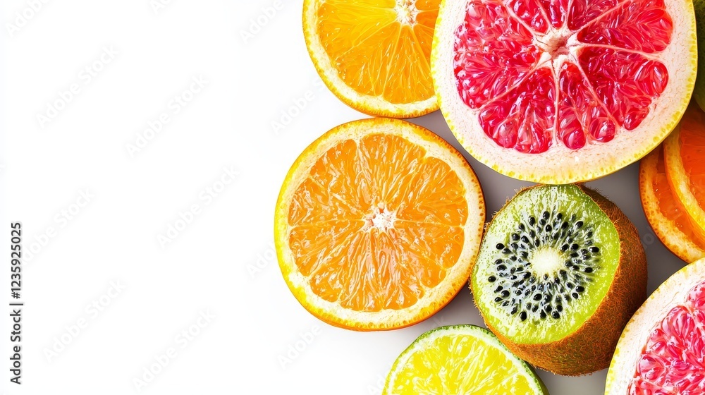Fresh botanical fruit display with apples and citrus healthy snack ideas indoor environment vibrant colors Fresh botanical fruit display with apples and citrus healthy snack ideas indoor environment vibrant colors