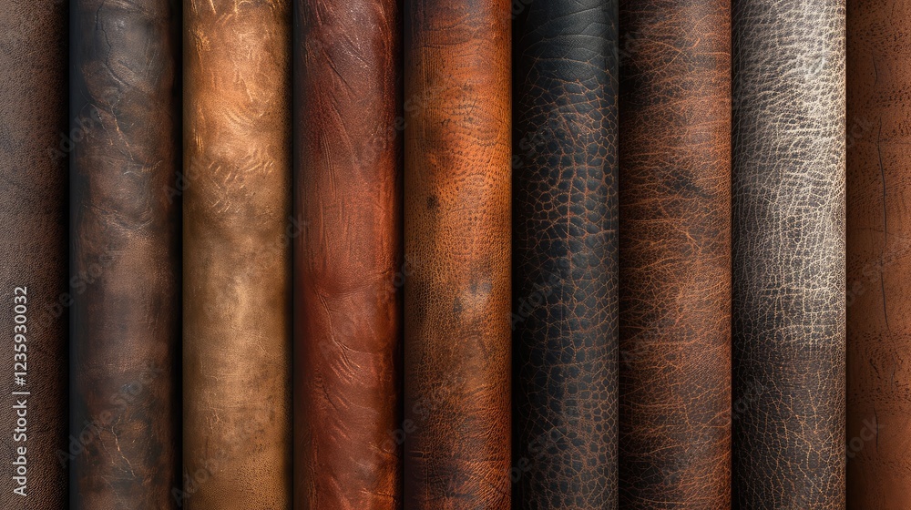 Exquisite Collection of Diverse Leather Textures and Colors Exquisite Collection of Diverse Leather Textures and Colors