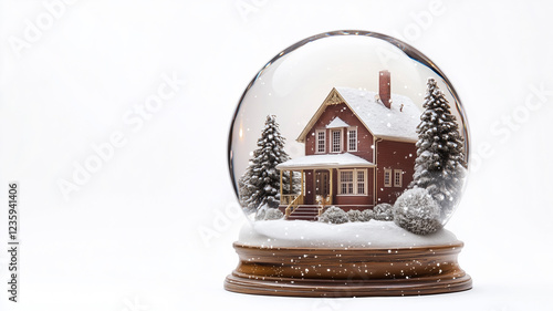 Artistic Snow Globe Display