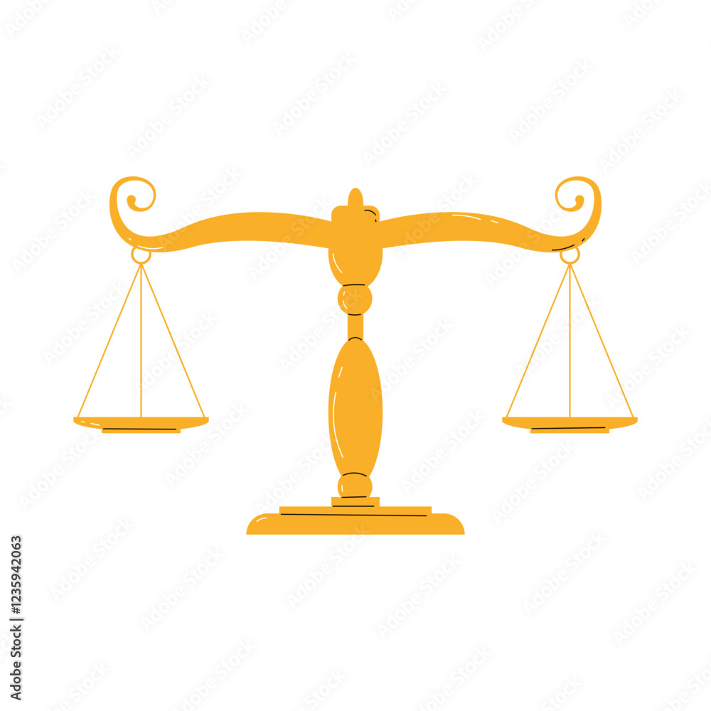 Scales Of Justice Hand Draw Illustrations Scales Of Justice Hand Draw Illustrations