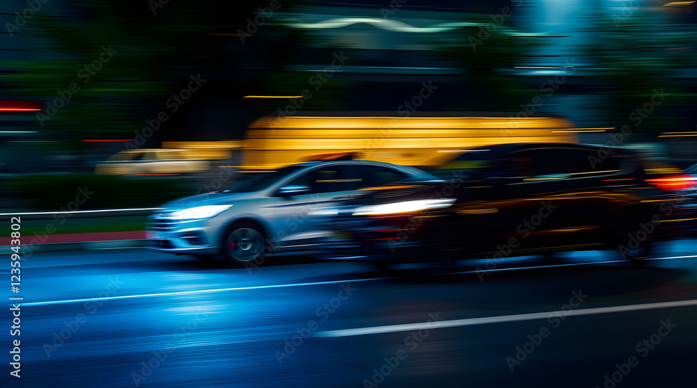 A silhouetted figure against a futuristic cityscape at night A silhouetted figure against a futuristic cityscape at night