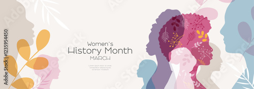 Women's History Month banner.