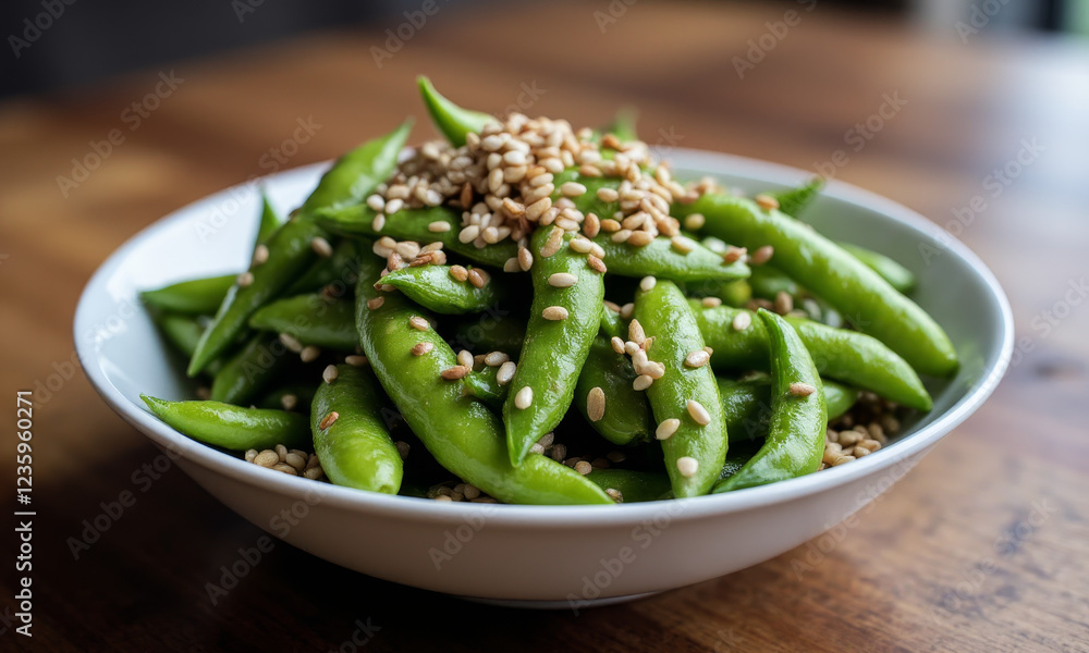 Addictive Spicy Edamame with Toasted Sesame Seeds Addictive Spicy Edamame with Toasted Sesame Seeds