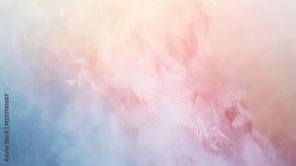 Soft Pastel Abstract Background with Gentle Blends of Color Soft Pastel Abstract Background with Gentle Blends of Color