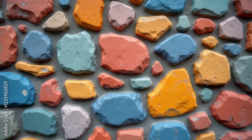 Creative Composition: Close-Up of Colorful Stone Arrangements.
Nature's Palette: Celebrating the Beauty of Colorful Rocks.
Vibrant Textures: The Extracted Beauty of Multi-Colored Stones