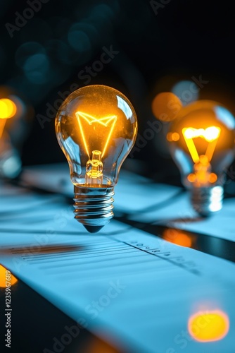 Policy manual glowing with highlighted compliance checklists