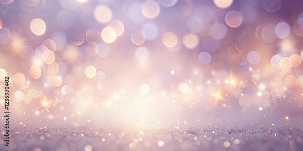 Obraz premium A delicate and shimmering pink and gold background with soft bokeh and glitter