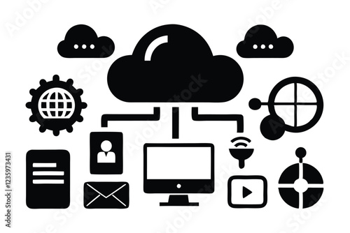 cloud computing concept