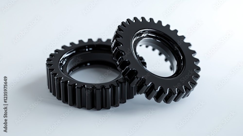 Gear setting vector icon set, isolated black gears mechanism and cogwheel on white background, progress or construction concept, Gear setting vector icon set, isolated black gears mechanism and cogwheel on white background, progress or construction concept,