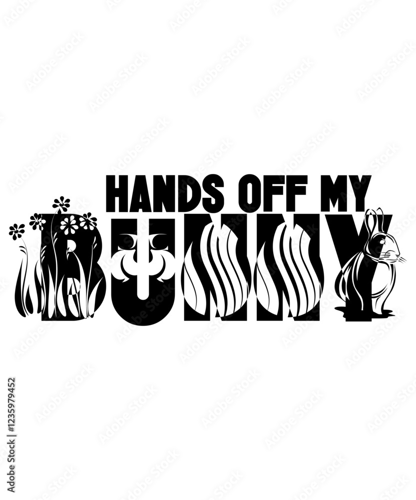 Fototapeta premium Easter Svg T-shirt Design