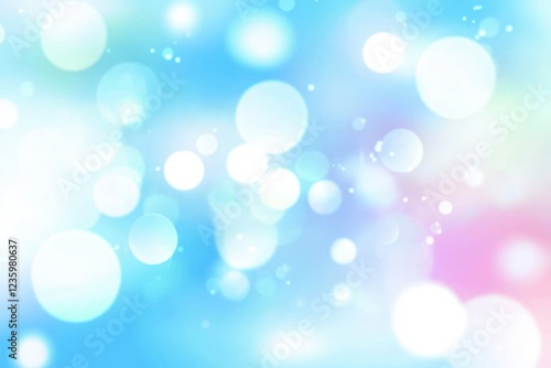 Soft and Dreamy Blurred Background in Pastel Blue and Pink with Bokeh Effect for Use in Various Creative Projects and Designs