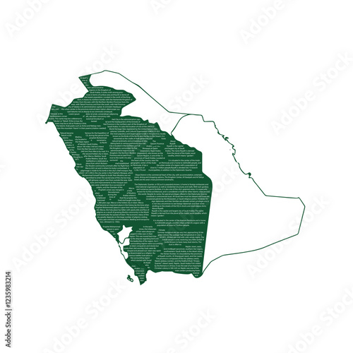 map of Saudia photo