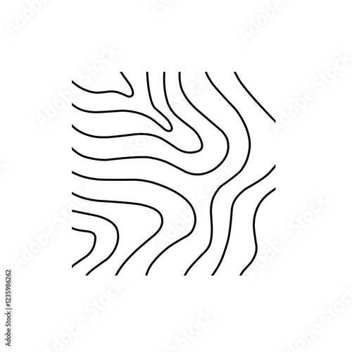 contour line pattern