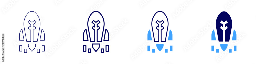 Rocket measurements icon in 4 different styles. Thin Line, Line, Bold, and Bold Line. Duotone style. Editable stroke Rocket measurements icon in 4 different styles. Thin Line, Line, Bold, and Bold Line. Duotone style. Editable stroke