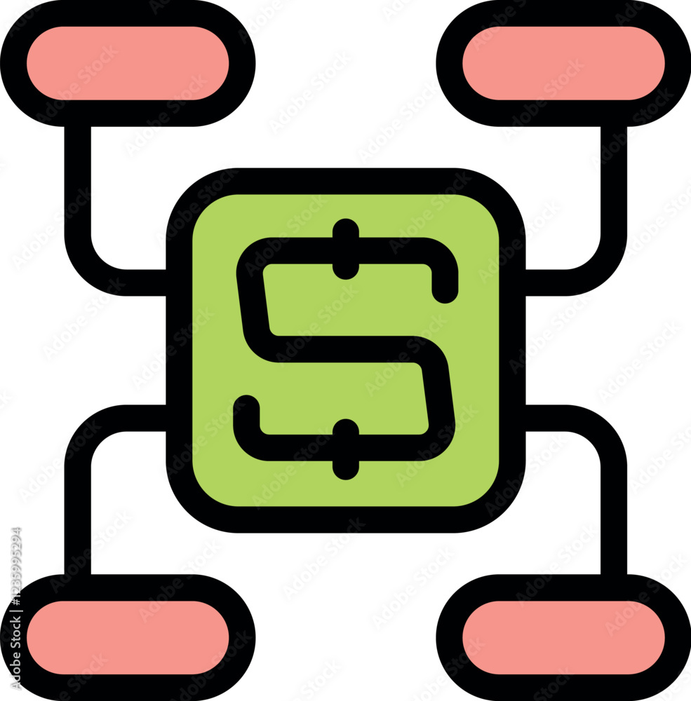 Central hub collecting data from various inputs, processing and distributing services, enhancing efficiency and connectivity Central hub collecting data from various inputs, processing and distributing services, enhancing efficiency and connectivity