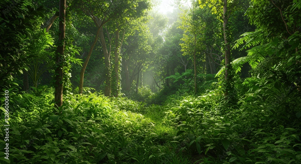 Fototapeta premium forest in the morning