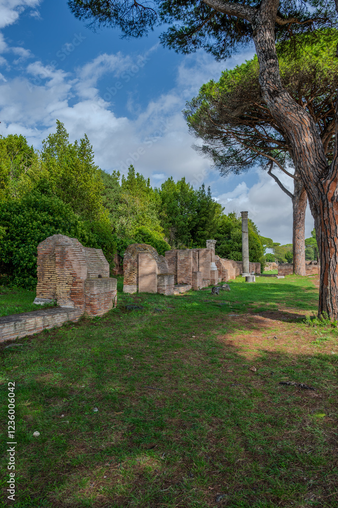 Ostia, Lazio. Archaeological Park of Ostia Antica Ostia, Lazio. Archaeological Park of Ostia Antica