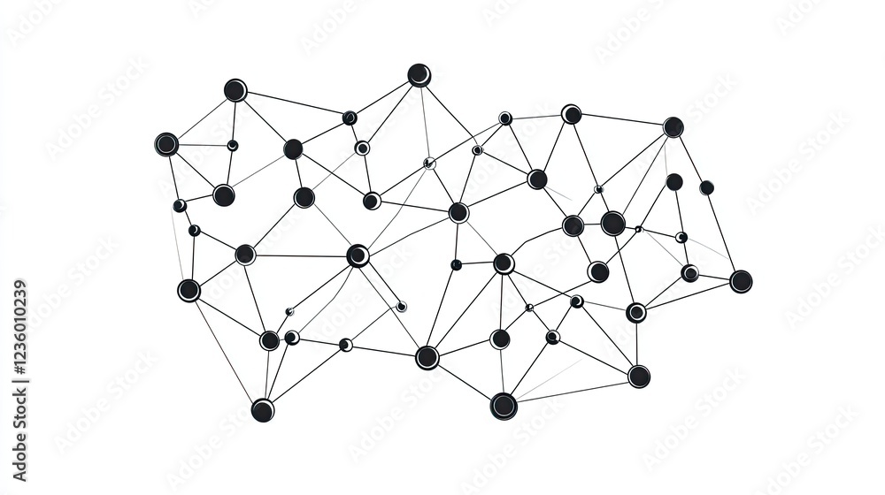 Network connecting dot polygon design. Network connecting dot polygon design.