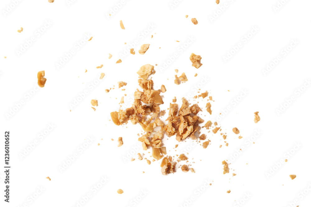 Scattered Crumbs isolated Scattered Crumbs isolated