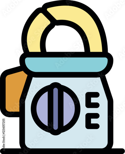 Digital clamp meter using for measuring electrical current in a residential electrical system