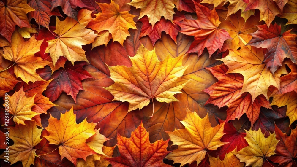 A tapestry of autumn leaves, showcasing vibrant hues of orange, red, and yellow, creating a breathtaking display of nature's artistry. A tapestry of autumn leaves, showcasing vibrant hues of orange, red, and yellow, creating a breathtaking display of nature's artistry.