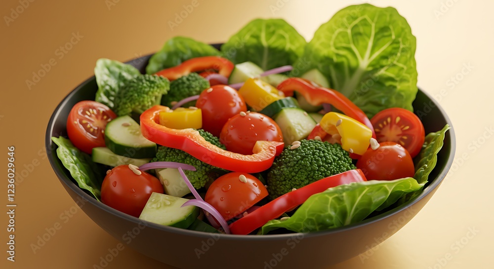 bowl of fresh salad bowl of fresh salad
