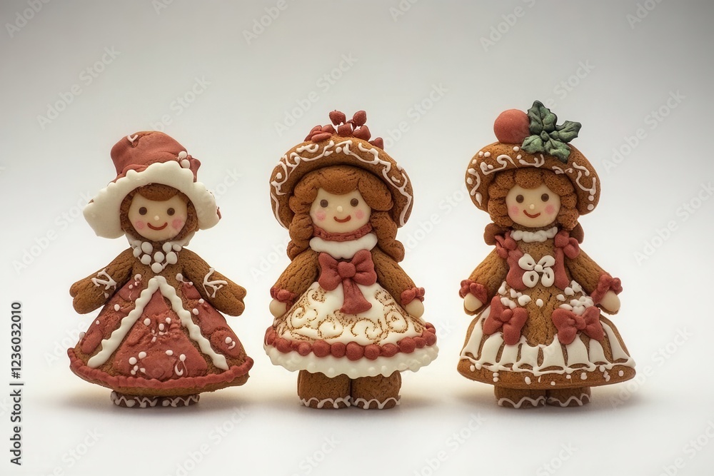Festive gingerbread cookie collection beautifully arranged for holiday celebrations and seasonal baking inspiration Festive gingerbread cookie collection beautifully arranged for holiday celebrations and seasonal baking inspiration