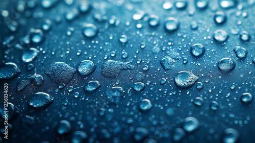 Wallpaper Mural water drops on a glass surface Torontodigital.ca