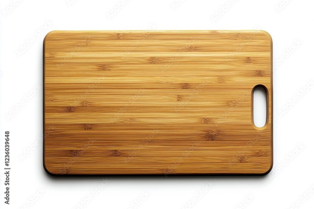 Stylish bamboo cutting board close-up showcasing elegant texture, perfect for cooking enthusiasts and culinary content, set against a clean background for optimal presentation Stylish bamboo cutting board close-up showcasing elegant texture, perfect for cooking enthusiasts and culinary content, set against a clean background for optimal presentation