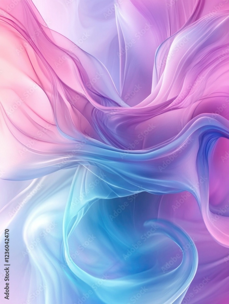 Naklejka premium Vibrant Abstract Fluid Art