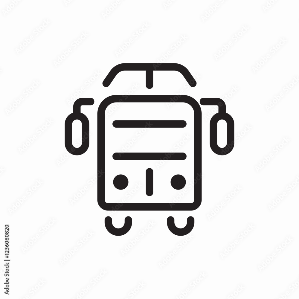 bus school bus icon vector sign bus school bus icon vector sign