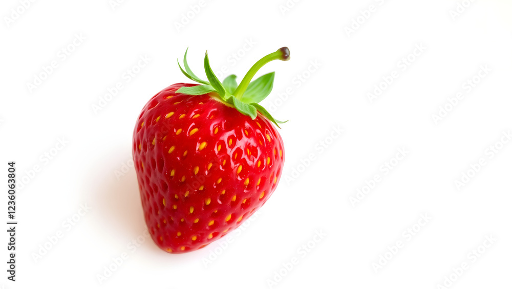 strawberry isolated on white background, ai generated strawberry isolated on white background, ai generated