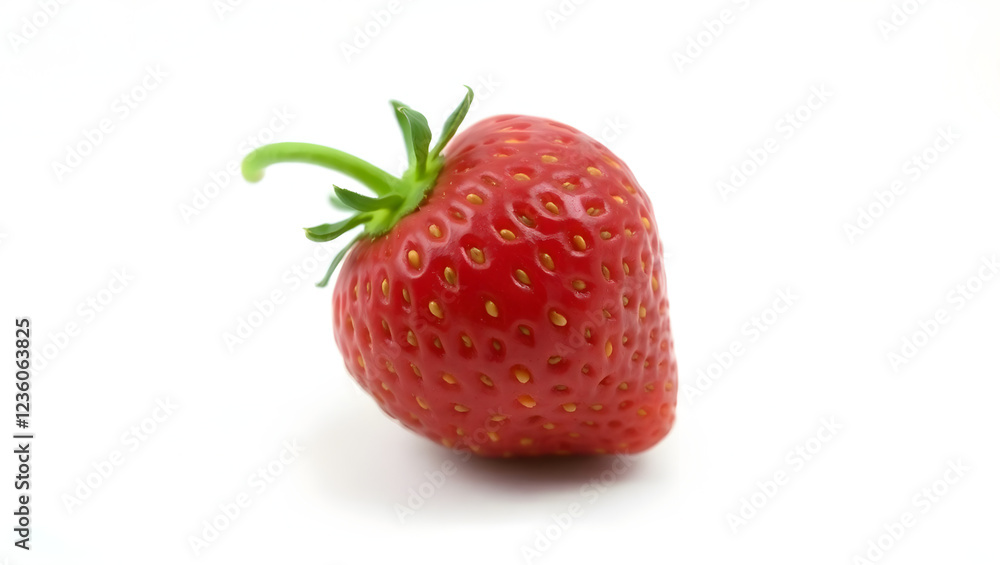 strawberry isolated on white background, ai generated strawberry isolated on white background, ai generated